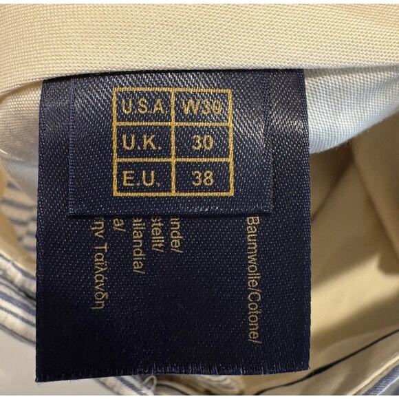 Brooks Brothers Seersucker Pants Men’s Size 30 X 25 Lightweight Striped ALTERED - Picture 6 of 11